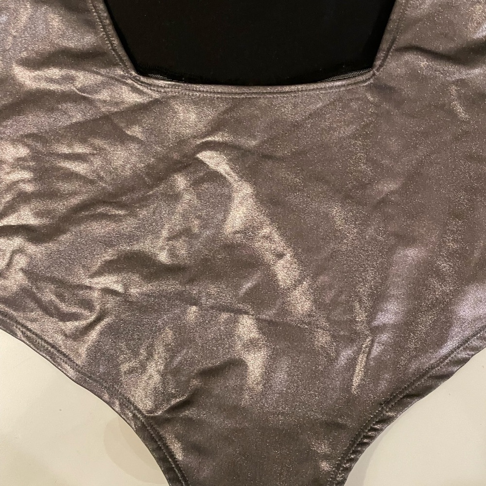 Lena Quist Backless Bodysuit - Silver and Black - Great Costume - Festival - Picture 3 of 5